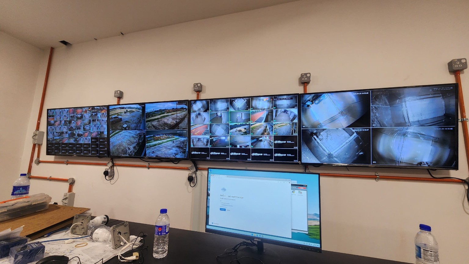 CCTV Control Room installation by K&A Automation