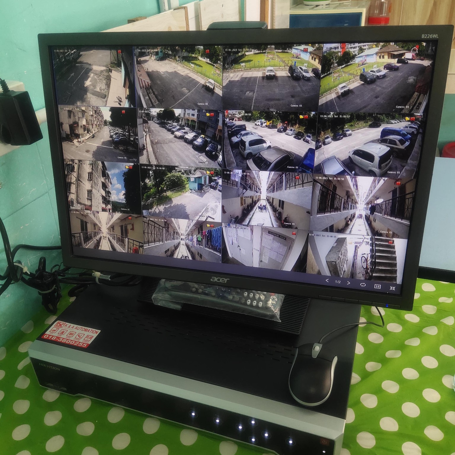 Multi-Camera Monitoring installation by K&A Automation