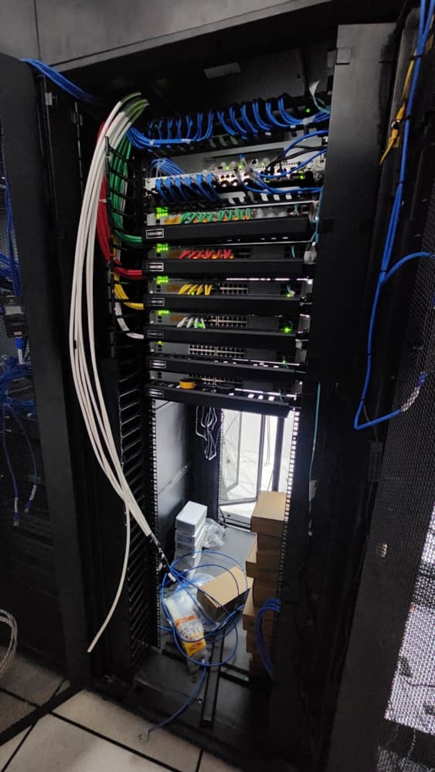 Managed Network Rack installation by K&A Automation